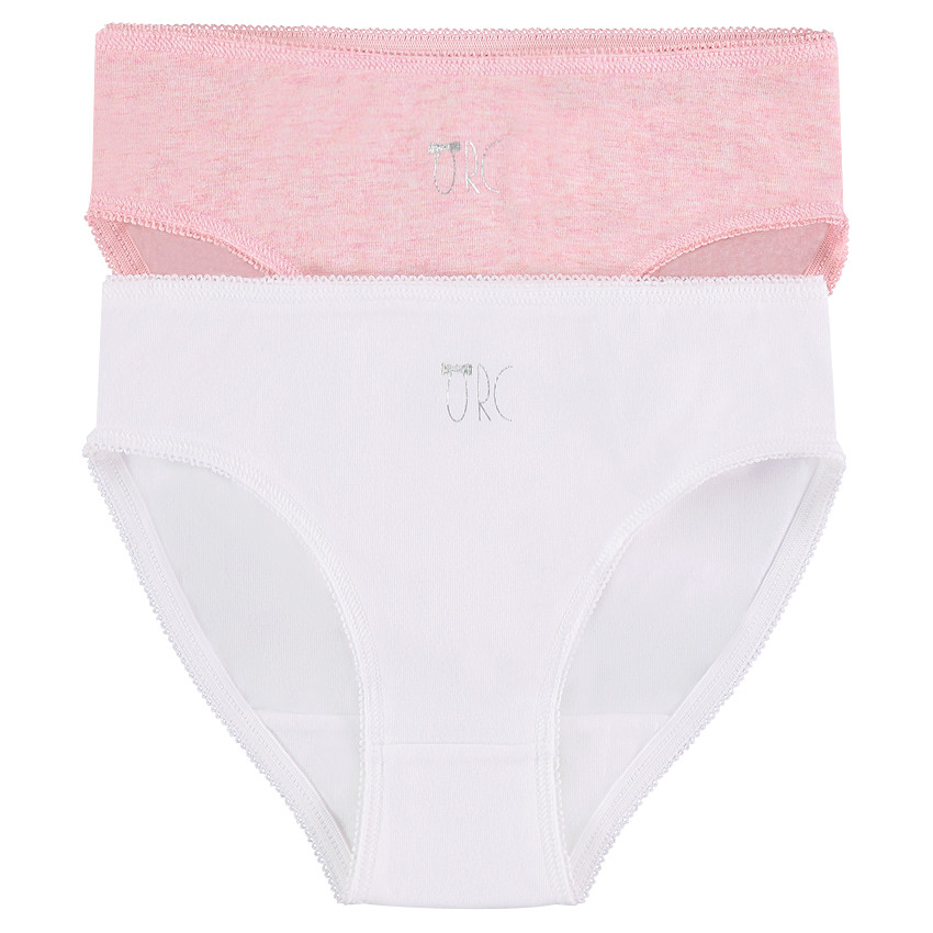 Lot de 2 culottes unies avec print logo 