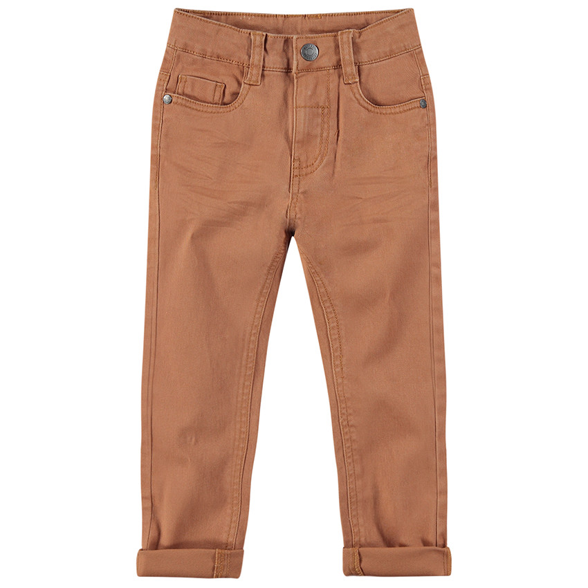 Pantalon en twill surteint avec poche fantaisie au dos 