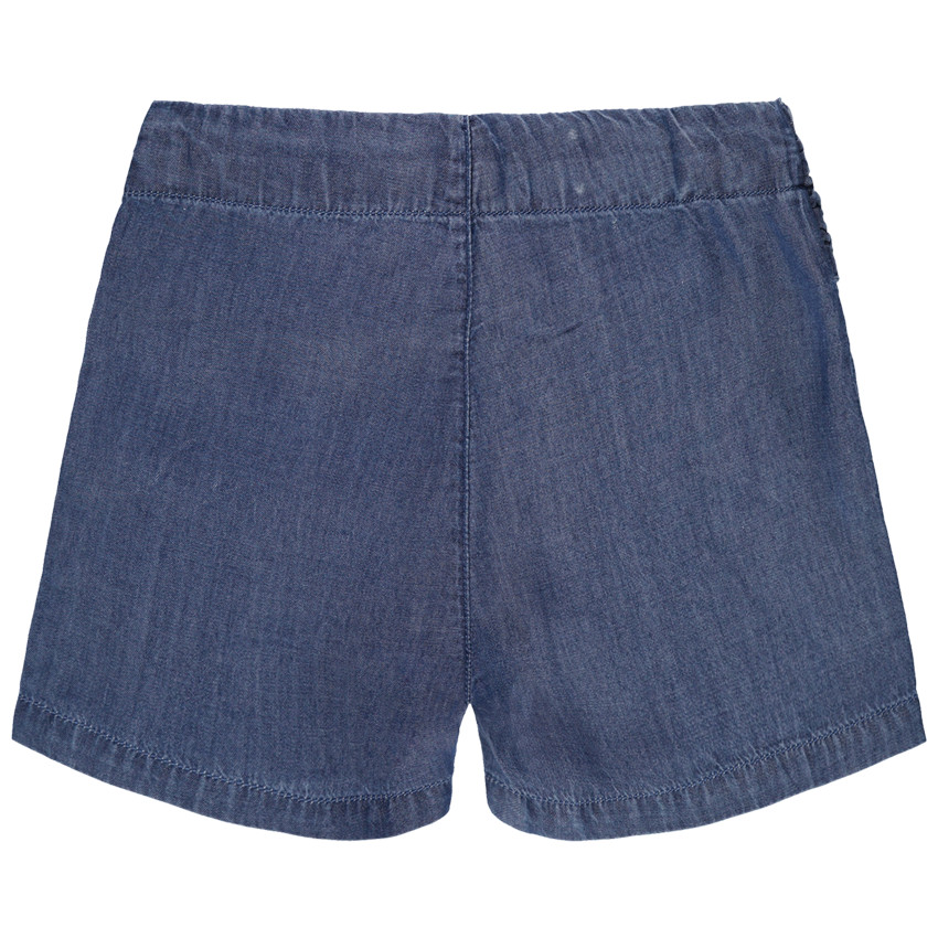 Short en Tencel à ceinture fantaisie 