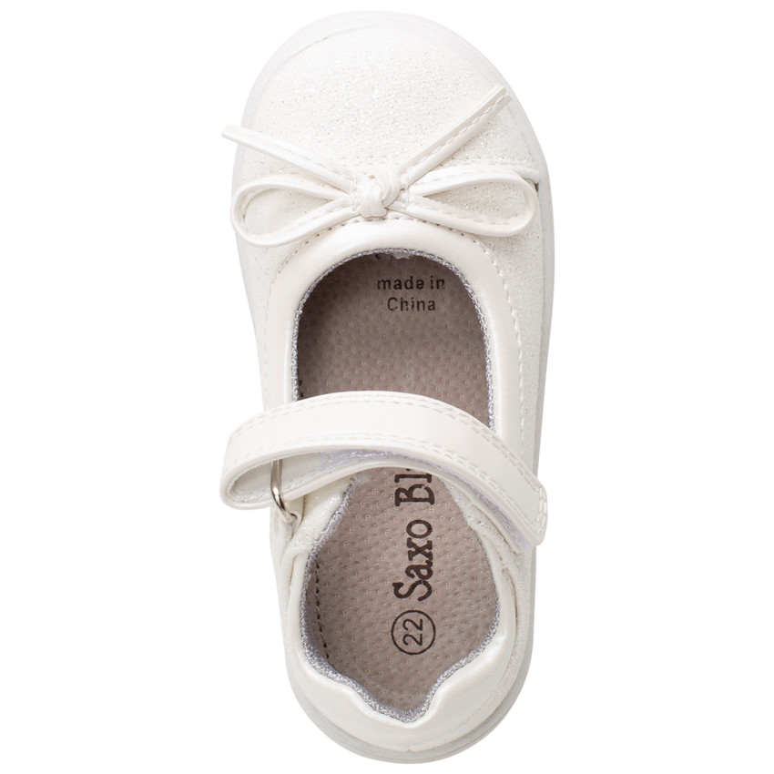 Babies à paillettes et petit noeud 