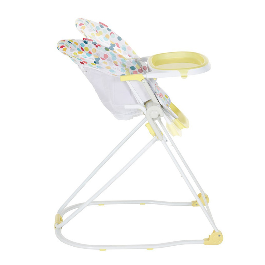 Chaise haute compacte réglable – Confetti 