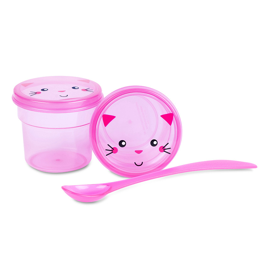 Set bol et cuillère - Chat 