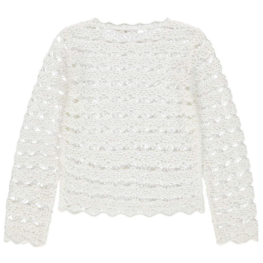 Pull en maille ajourée  