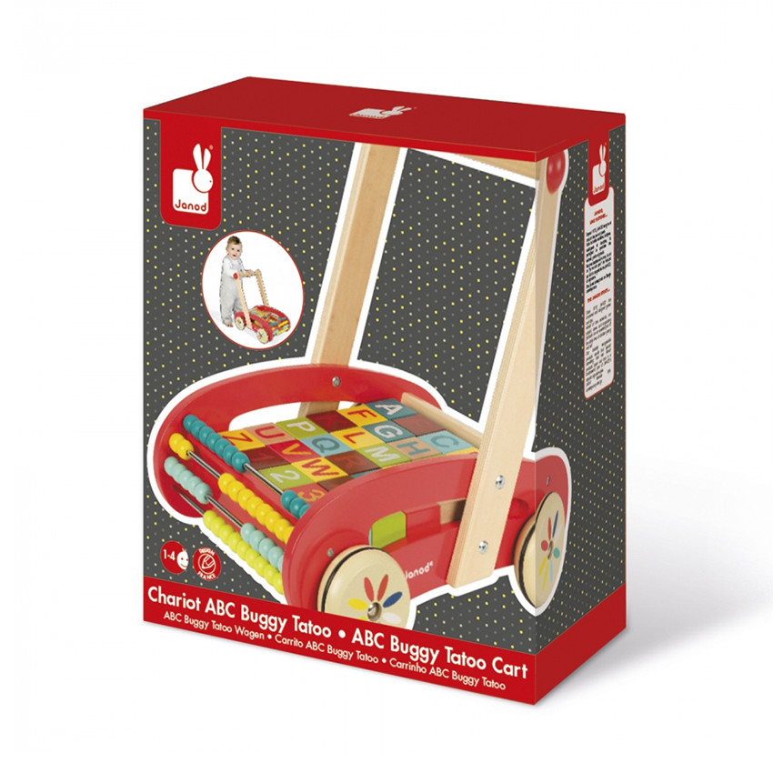 Chariot d'éveil 30 cubes 