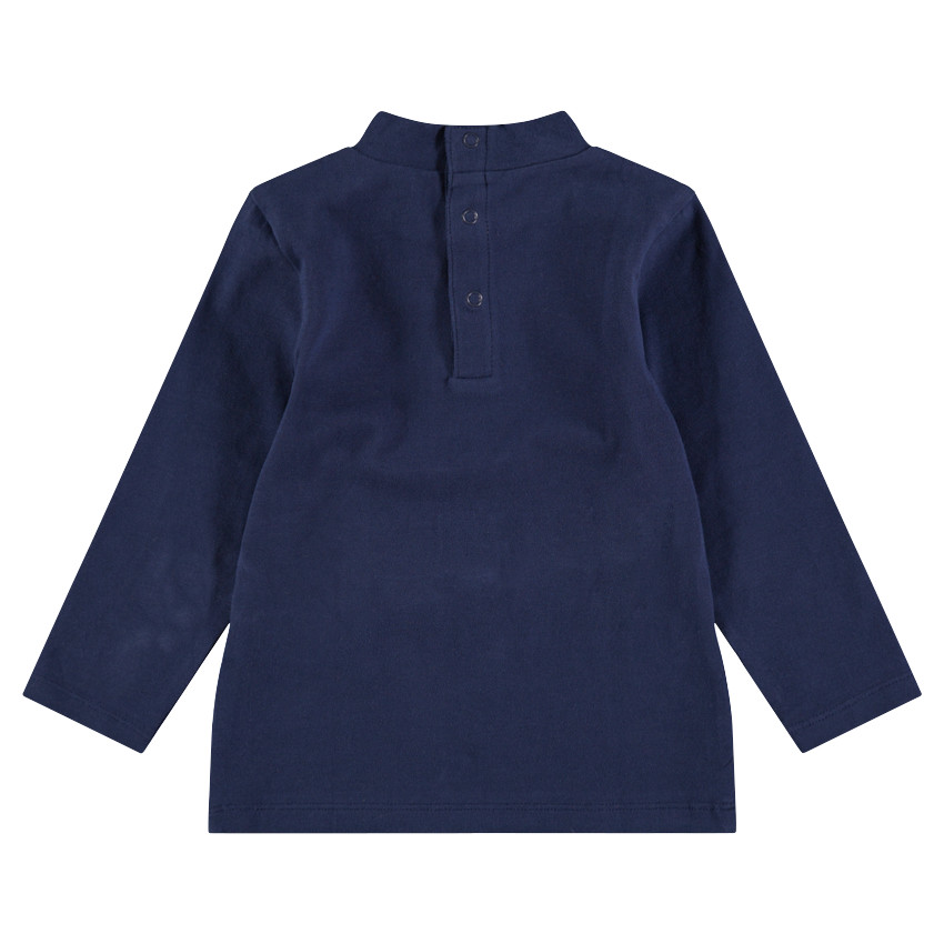 Sous-pull col cheminée avec logo printé 