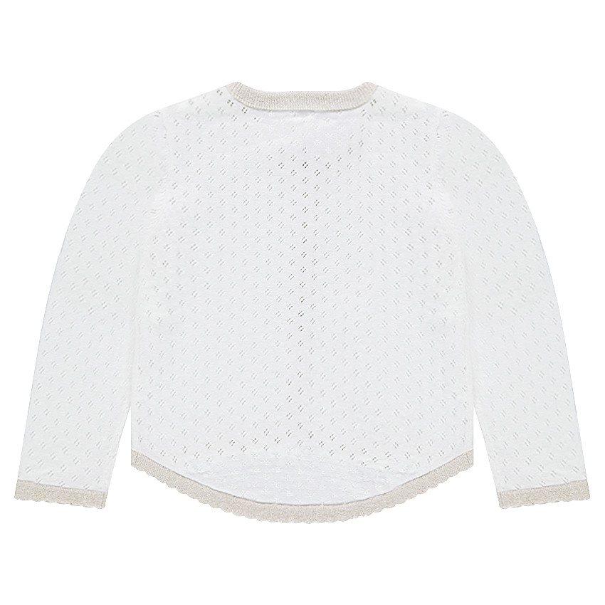 Gilet en maille ajourée  