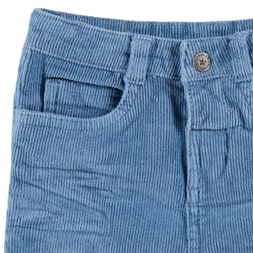 Pantalon en velours milleraies à poches 