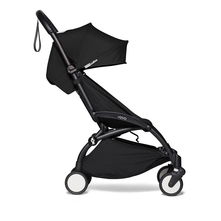 Poussette YOYO² 6+ châssis noir - Noir 