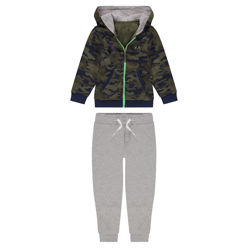 Junior - Jogging en molleton avec motif army 