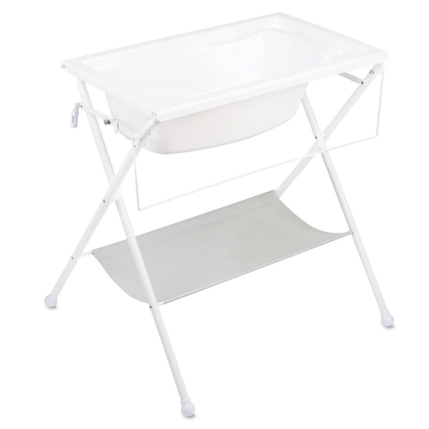 Table à langer avec baignoire Inès - Gris 