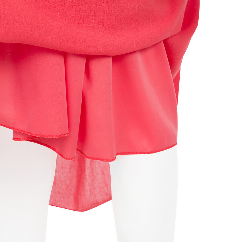 Robe longue de grossesse en crépon unie avec bretelles tressées 