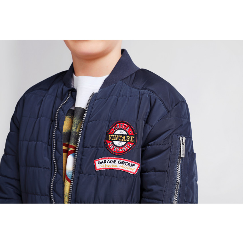 Junior - Blouson matelassé avec poches zippées 