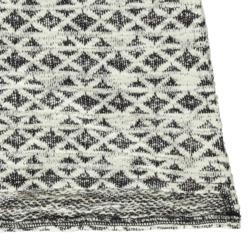 Junior - Robe en molleton fantaisie manches 3/4 