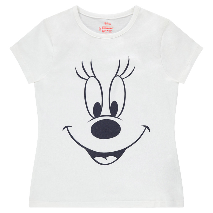 Tee-shirt manches courtes avec print Minnie Disney 
