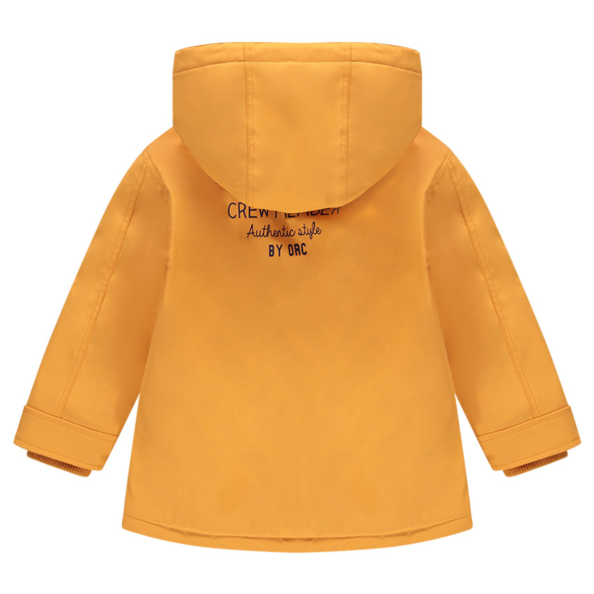 Coupe-vent en gomme à capuche amovible 