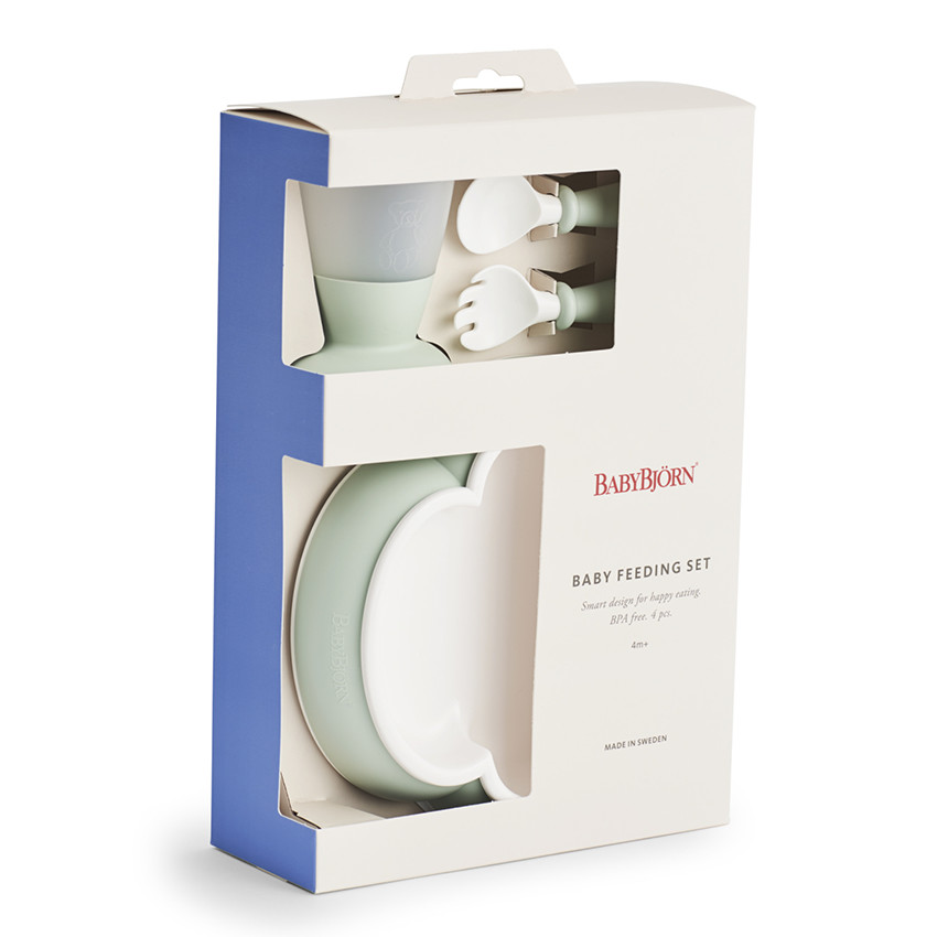 Set repas bébé - Vert pastel 