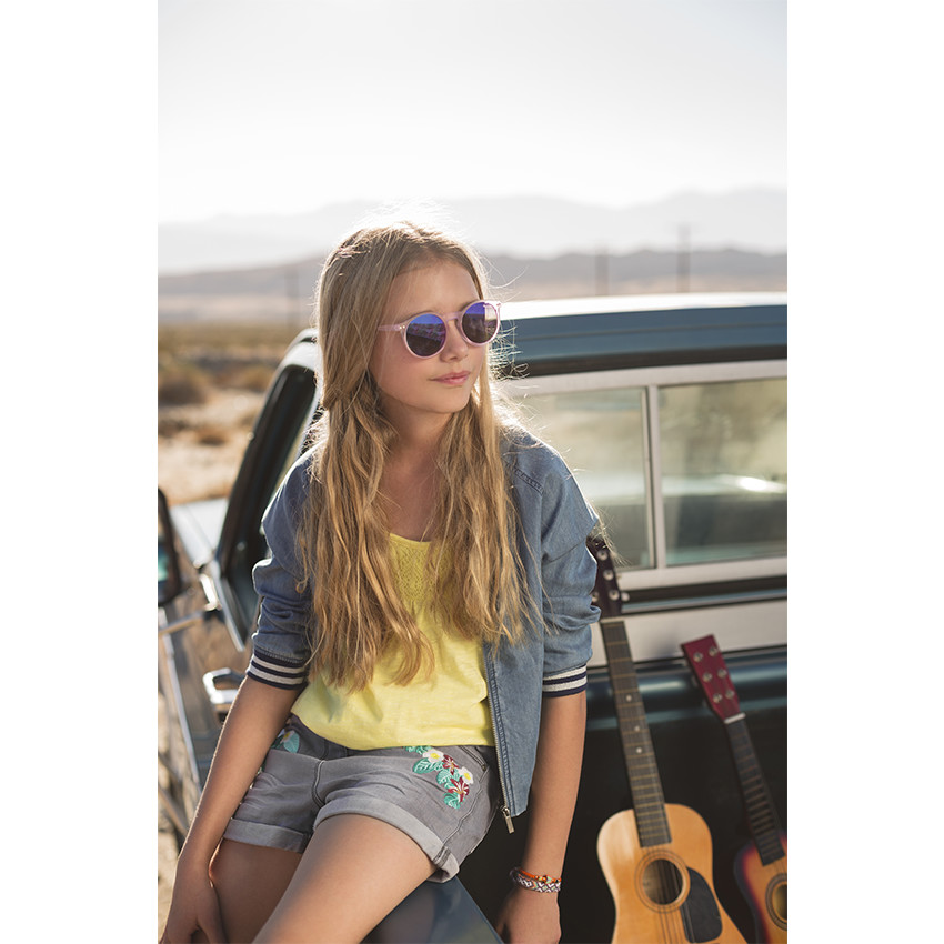 Junior - Débardeur volanté avec dentelle 