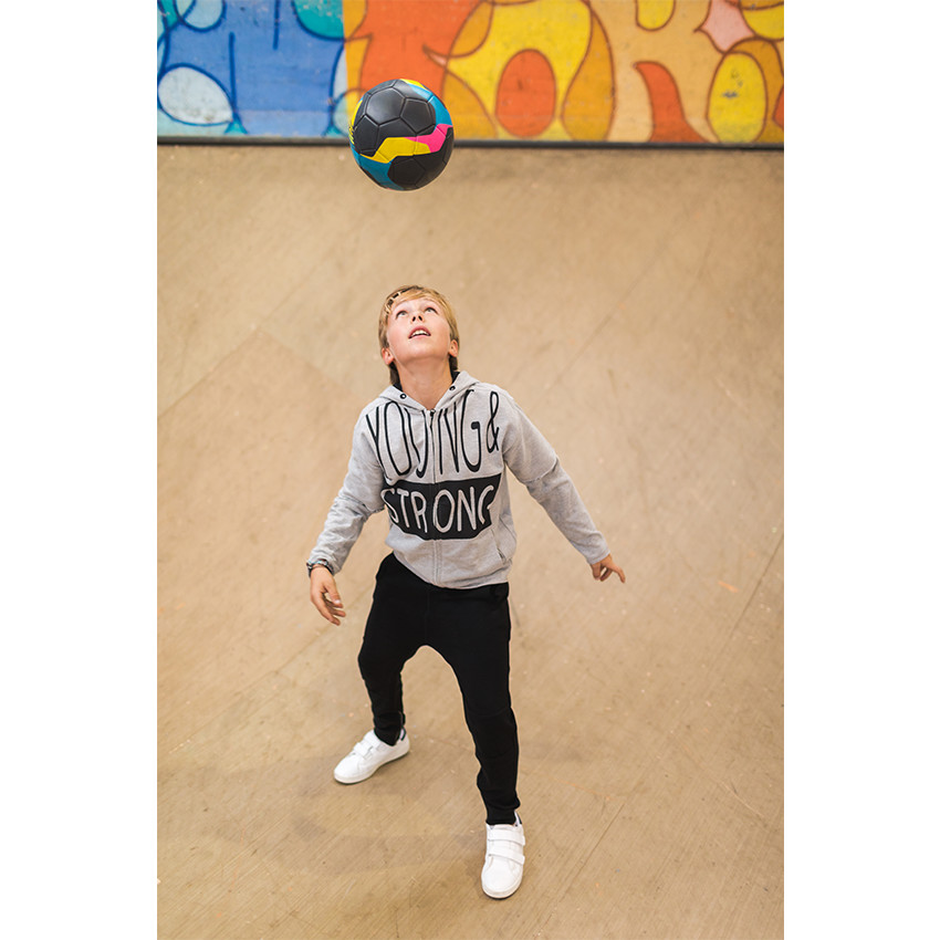 Junior - Gilet en molleton à capuche effet 2 en 1 