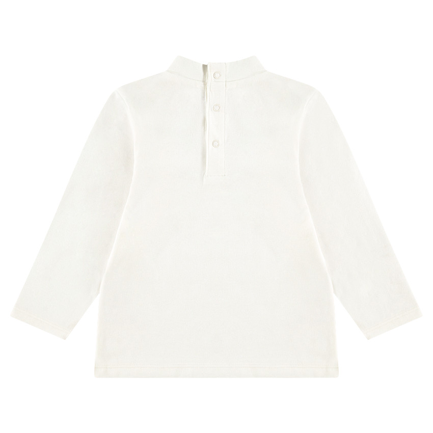 Sous-pull col cheminée avec fusée et étoiles printées 