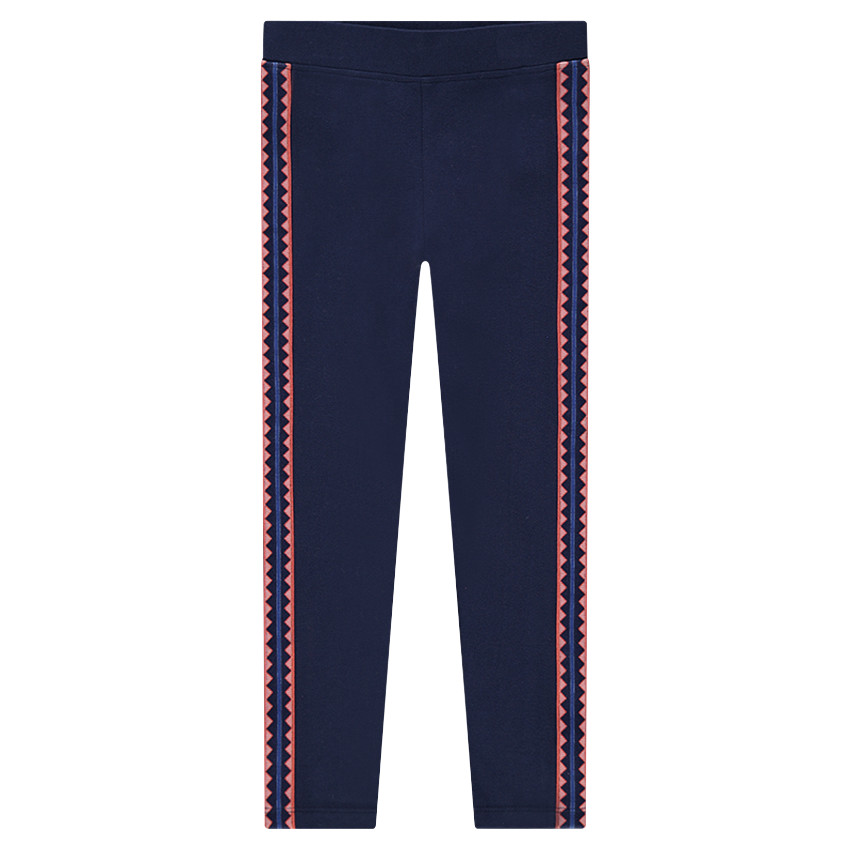 Legging en jersey avec bandes style ethnique 