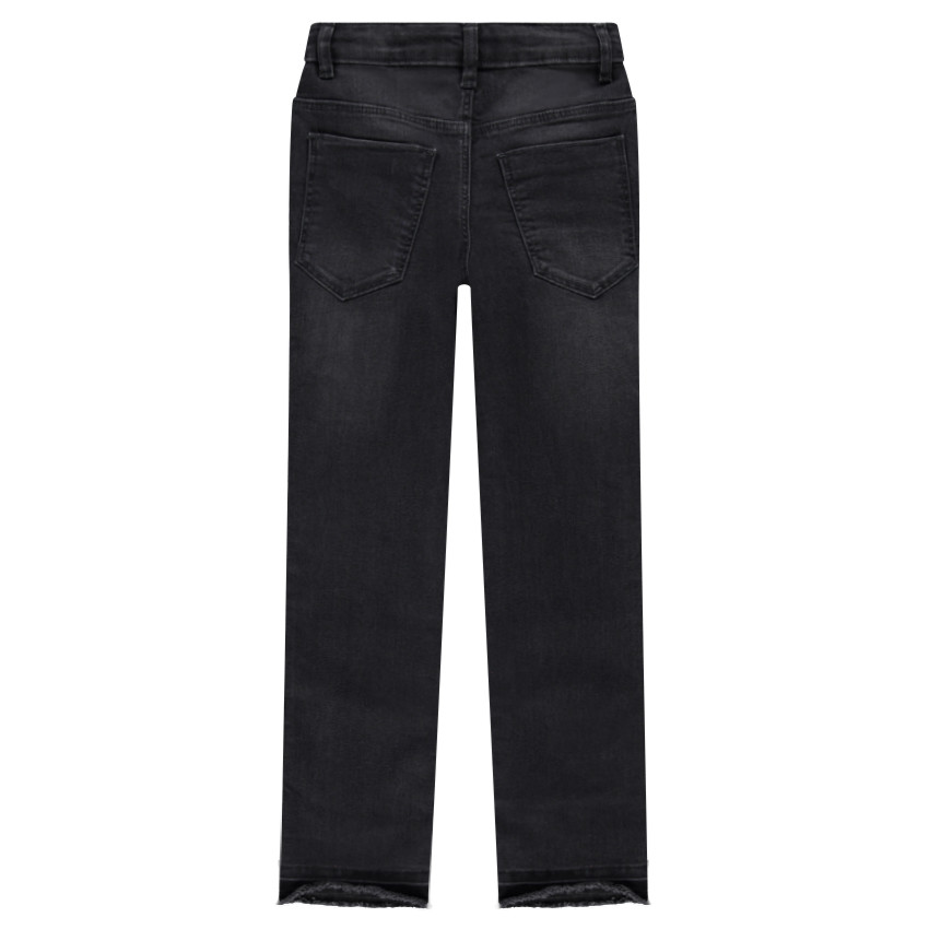 Junior - Jeans coupe slim effet used 