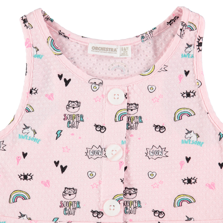 Débardeur en maille à imprimés fantaisie all-over 