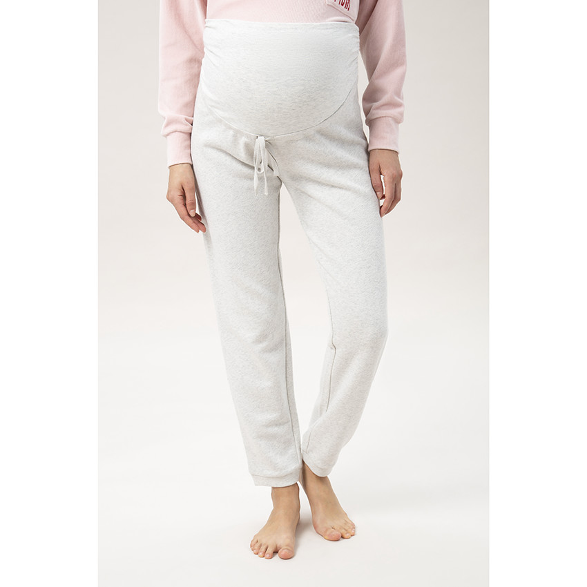 Pantalon de jogging de grossesse avec bandeau haut 