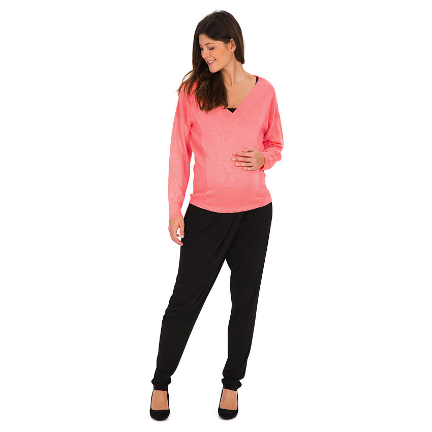 Pantalon fluide de grossesse style sarouel 