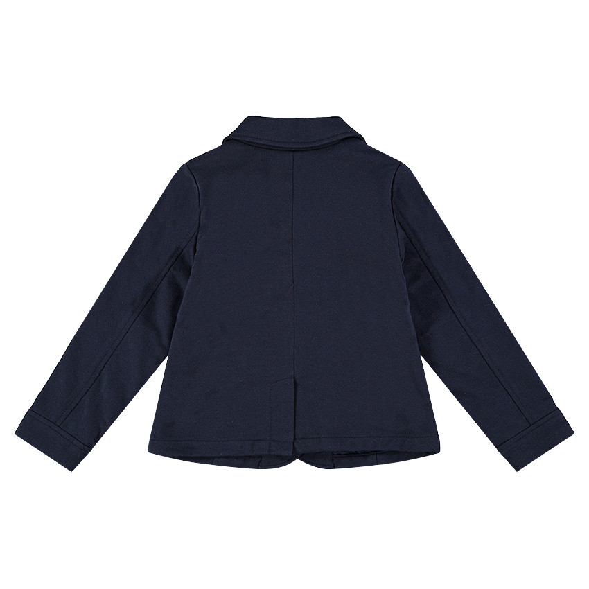 Blazer en molleton avec badges et poches zippées 