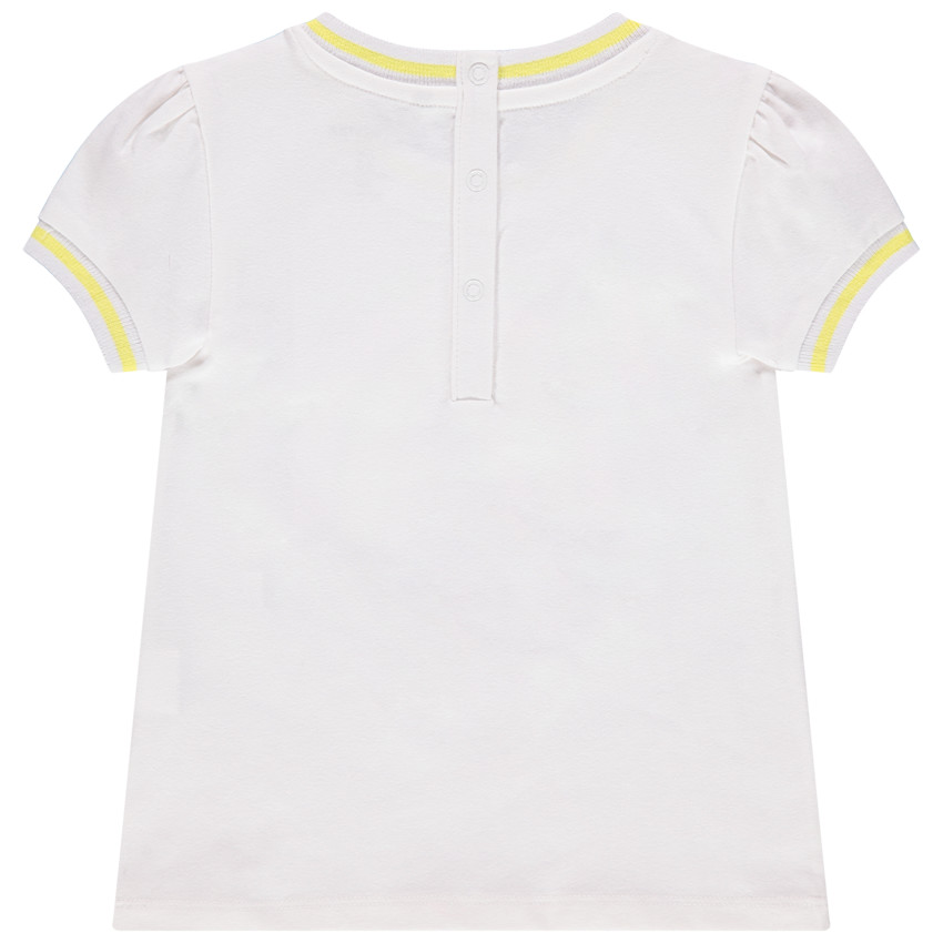 T-shirt manches courtes en coton bio à motif printé 