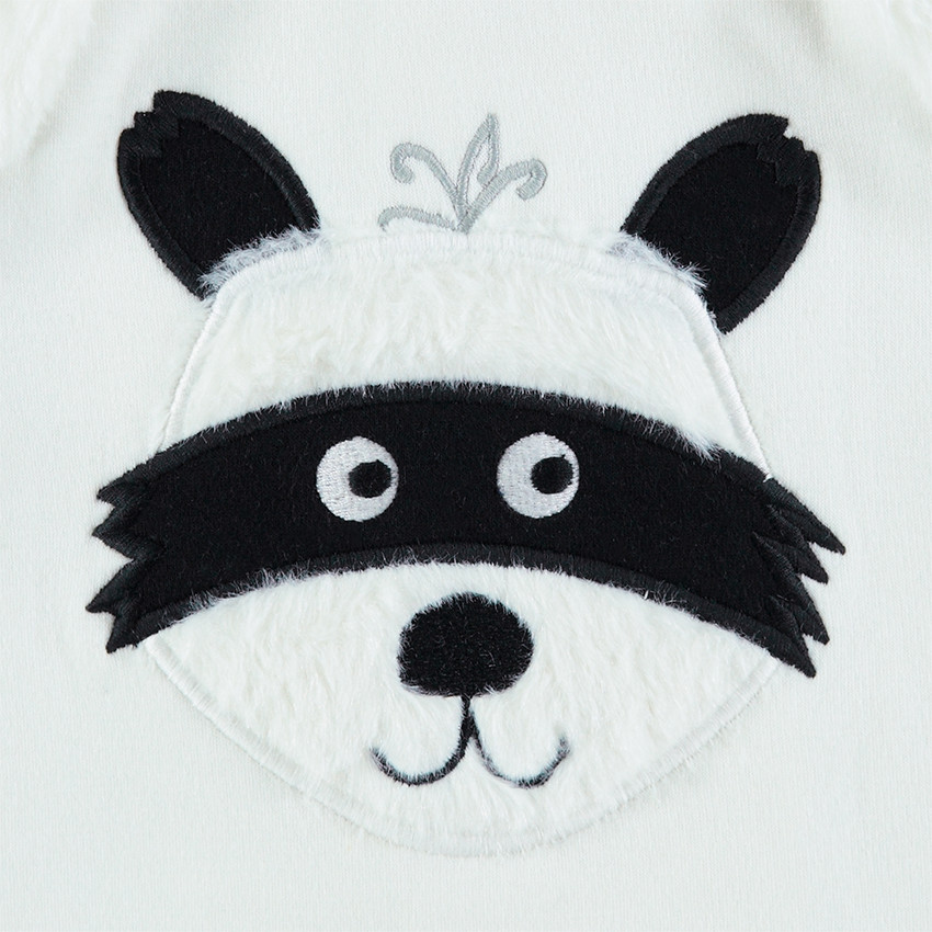 Gilet en molleton bi-matière avec manches en sherpa 