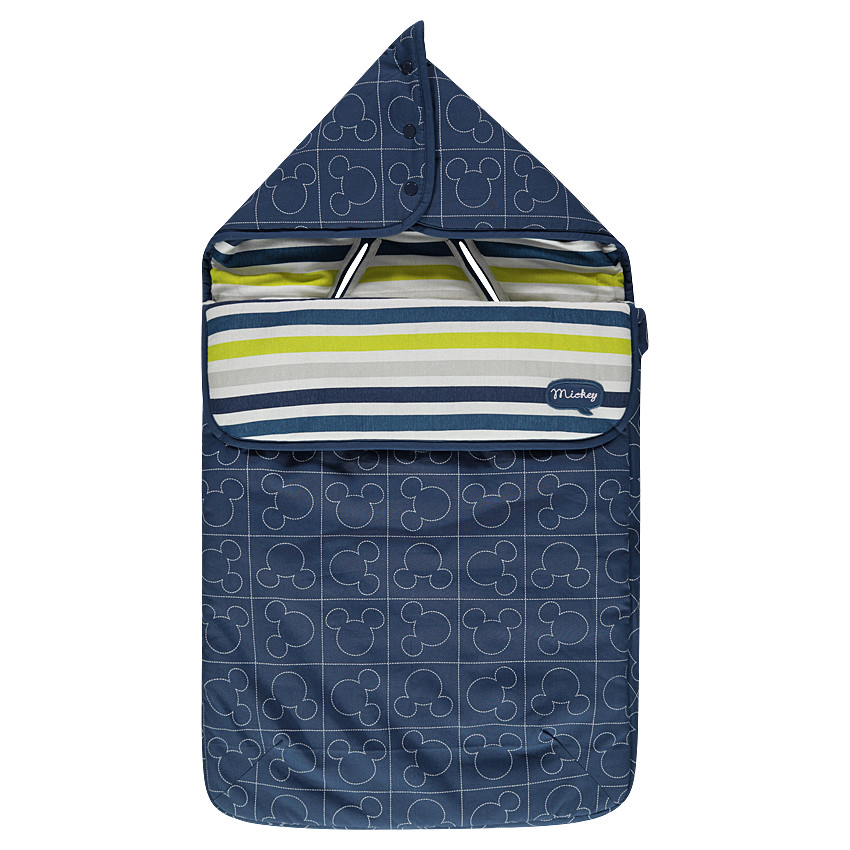 Nid d'ange en popeline Disney motif serti Mickey 