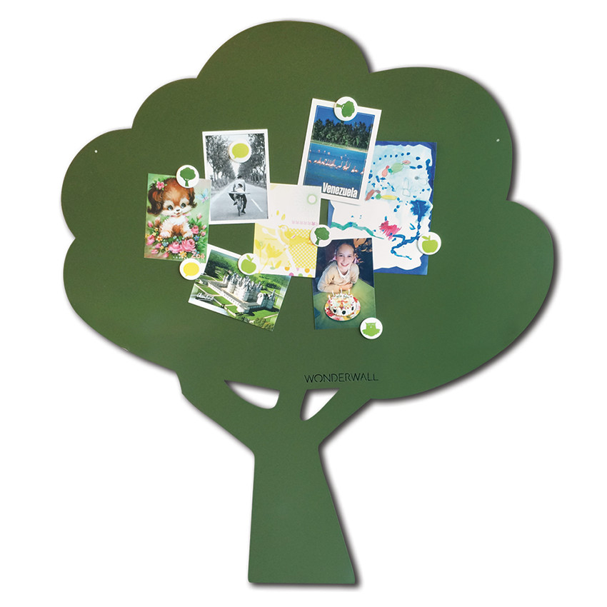 Tableau magnétique Arbre 95 x 80 cm - Olive Green 