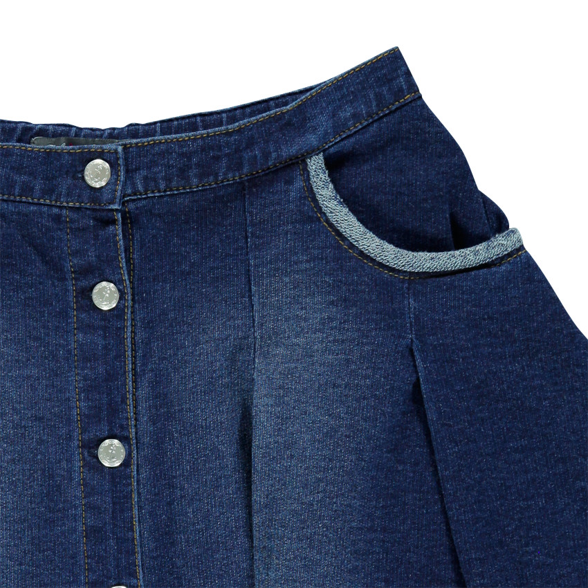 Junior - Jupe en molleton effet jeans 