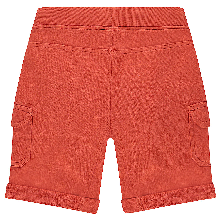 Bermuda en molleton à poches et badges 