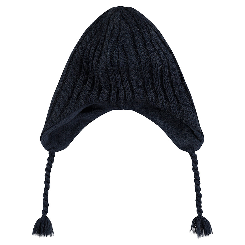 Bonnet péruvien à jeu de mailles doublé micropolaire 