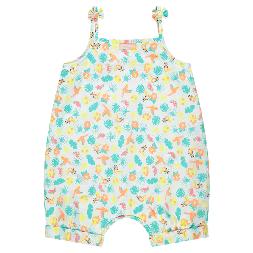 Combishort à motif tropical all-over Smiley 