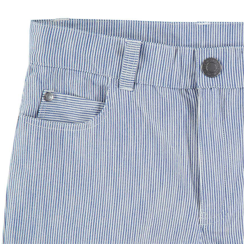 Junior - Bermuda à rayures verticales all-over 