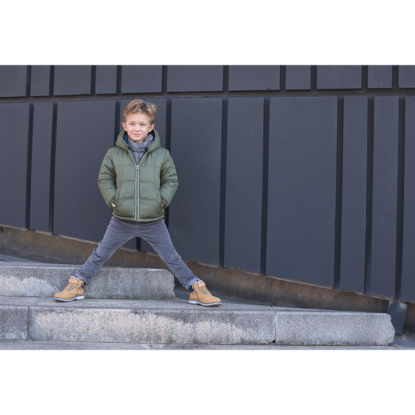 Pantalon en velours milleraies gris 