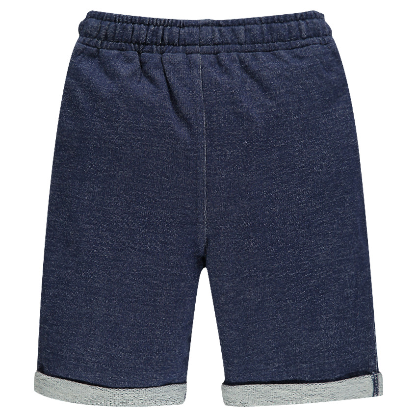 Bermuda en molleton effet jeans 