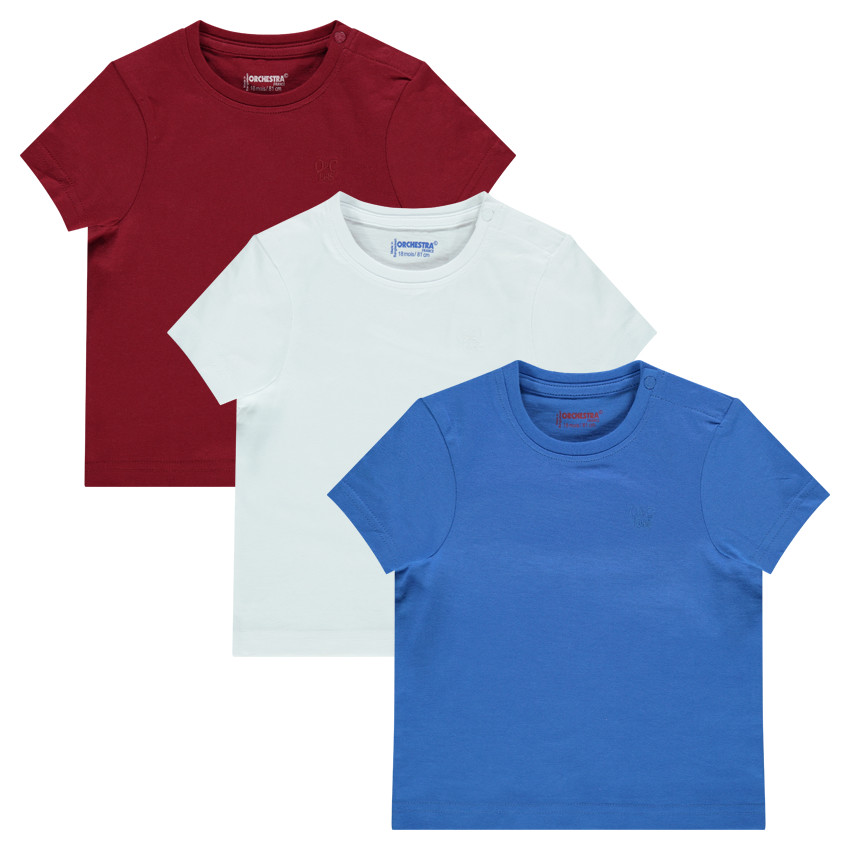 Lot de 3 tee-shirts manches courtes  