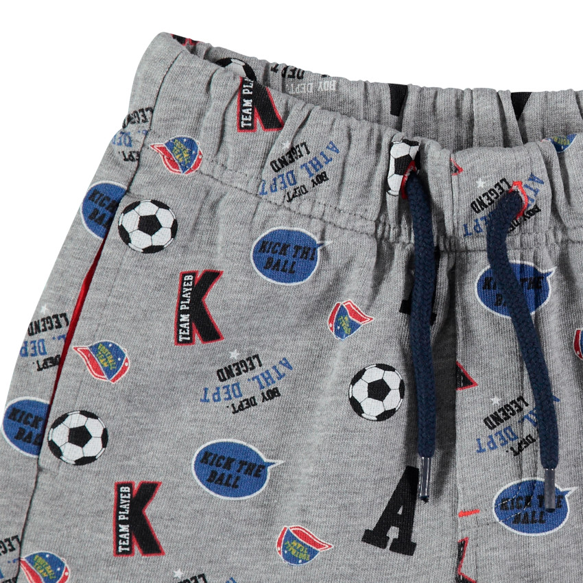 Ensemble avec t-shirt motif ballon en sequins et bermuda 