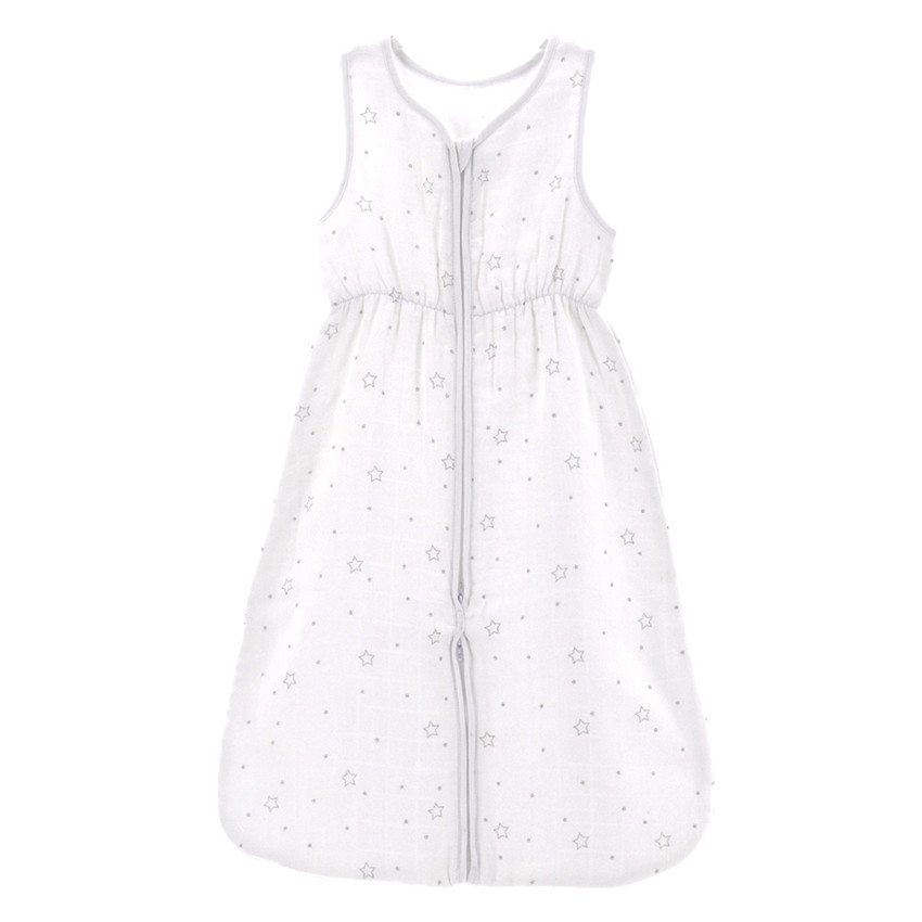 Gigoteuse été en bambou 6/36 mois - Etoiles grises 