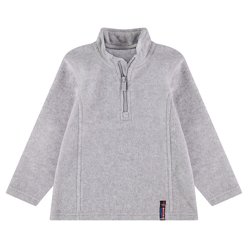 Junior - Sweat en polaire avec ouverture zippée sur le devant 