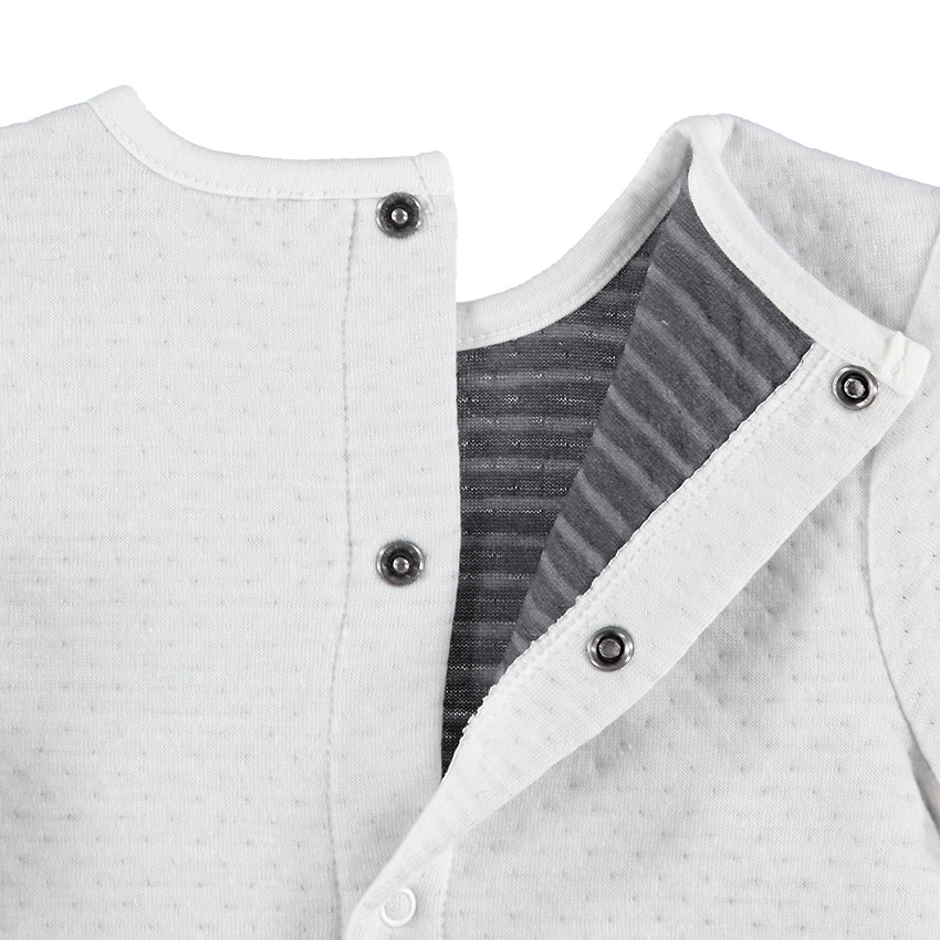 Ensemble avec tee-shirt en double jersey et pantalon print ourson 