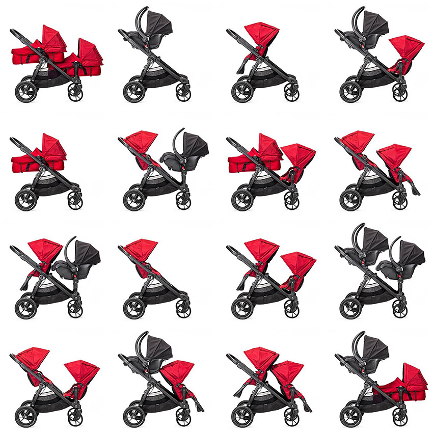 Poussette City Select - Rouge 