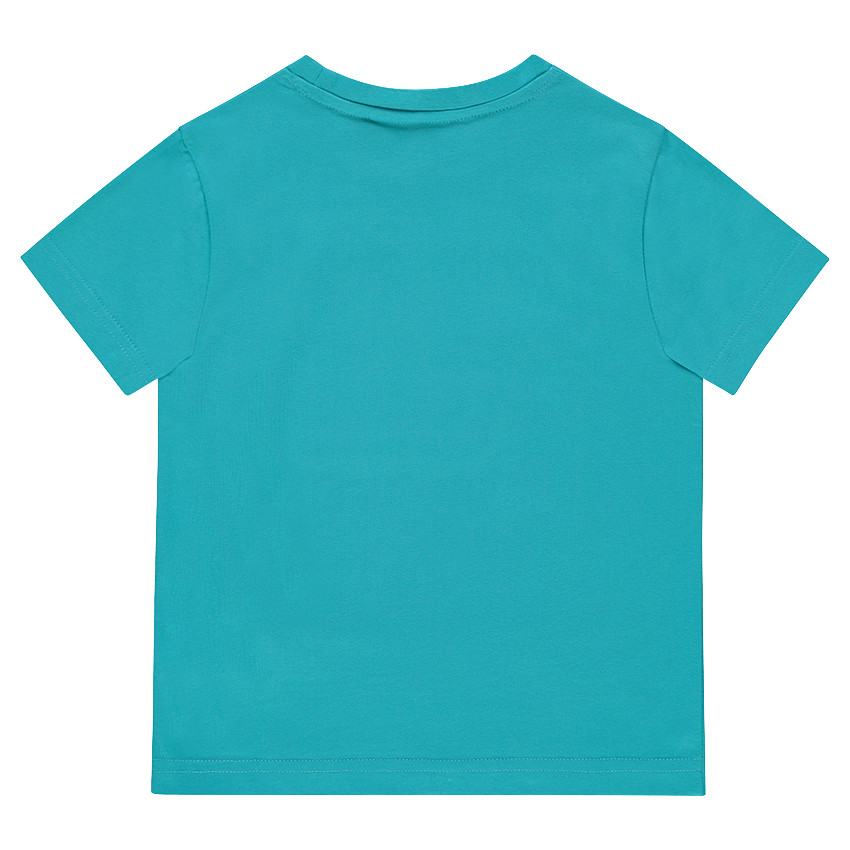 Tee-shirt manches courtes en jersey avec print fantaisie 