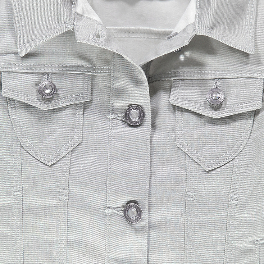 Veste en twill enduit  