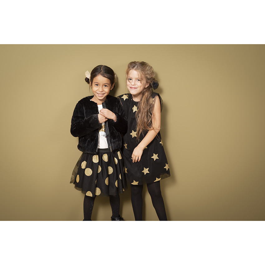 Veste courte en fausse fourrure doublée sherpa 