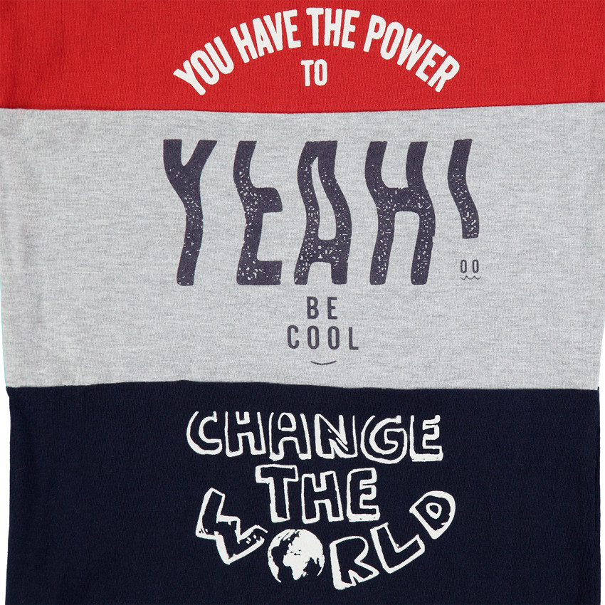 Tee-shirt manches longues en jersey avec symboles printés 